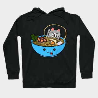 Cat and Ramen Hoodie